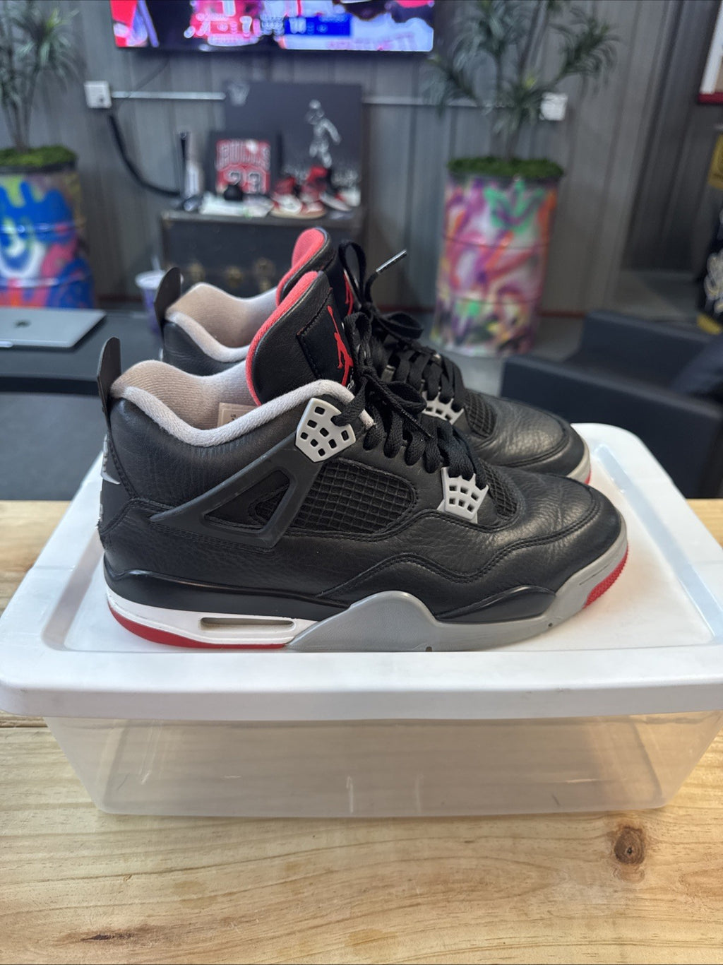Size 9 - Jordan 4 Retro Bred Reimagined | Replacement Box