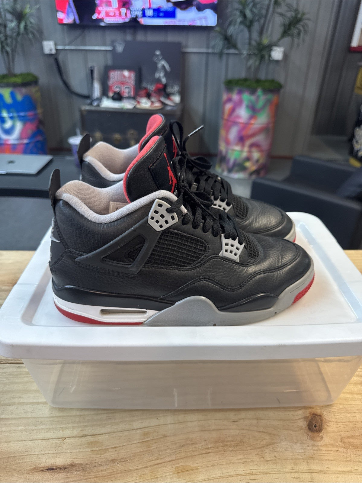 Size 9 - Jordan 4 Retro Bred Reimagined | Replacement Box