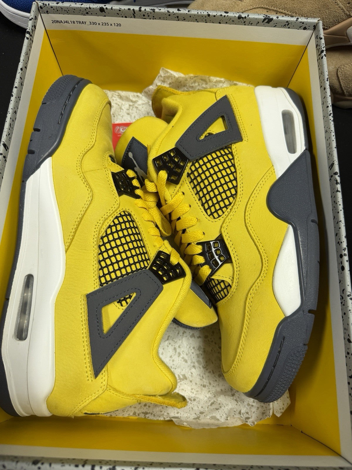 Size 8 - Nike Air Jordan 4 Retro Lightning 2021 Men's Shoes (210)