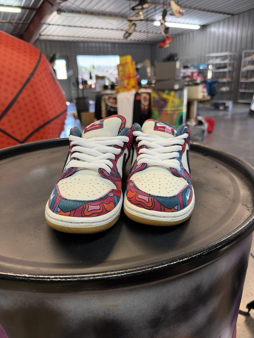 Nike SB Dunk Low Parra Abstract Art Sneakers Size 9 DH7695-600