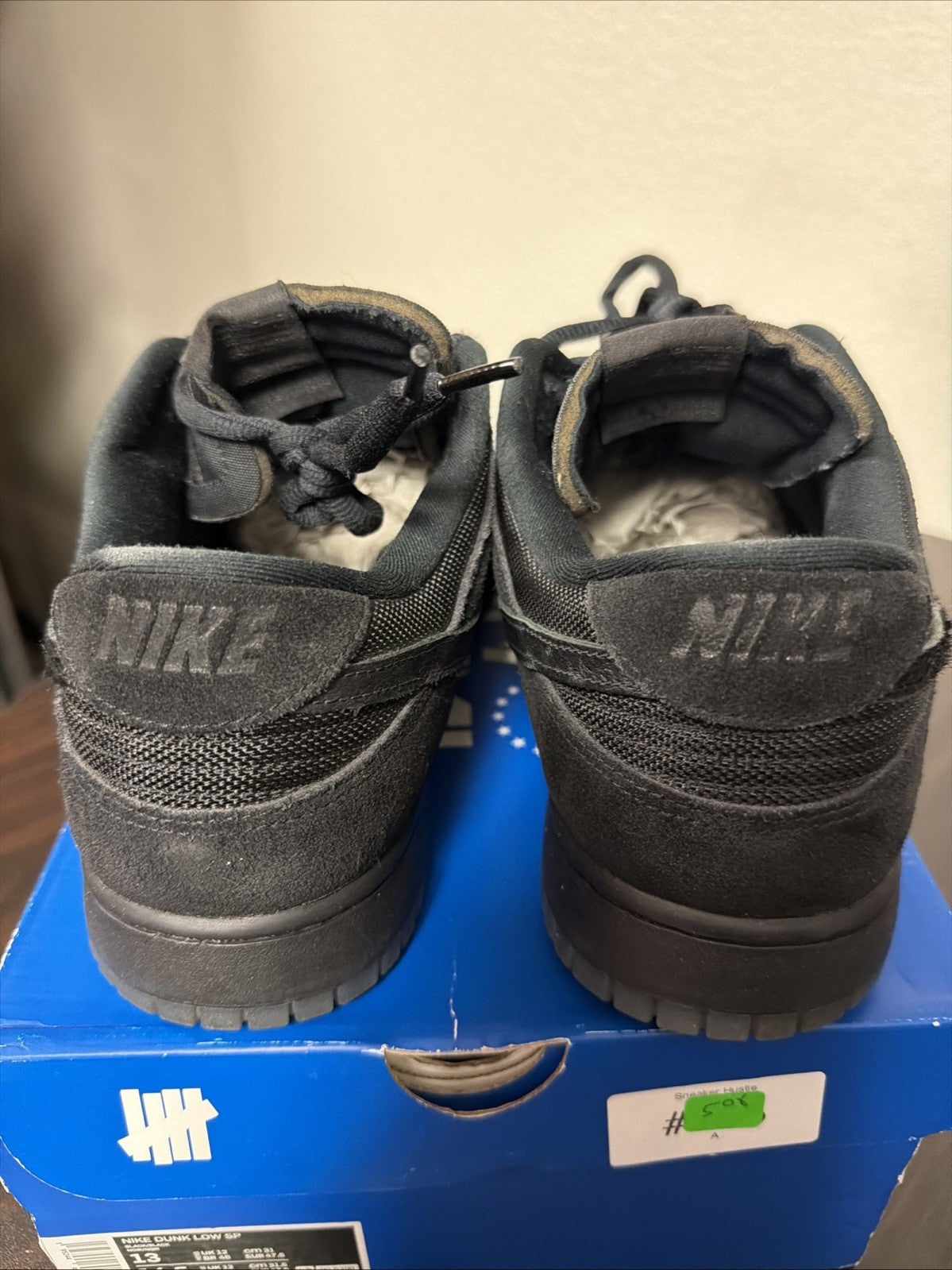 Nike Dunk Low SP x Undefeated 5 On It Mens 13 Black DO9329-001 Dunk Vs AF1