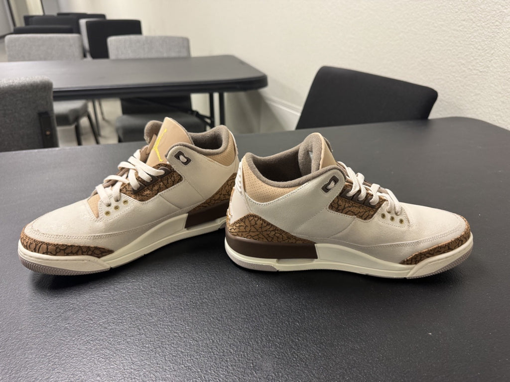 Size 10 Men's Nike Air Jordan 3 Retro Palomino Size (CT8532-102) Clean Condition