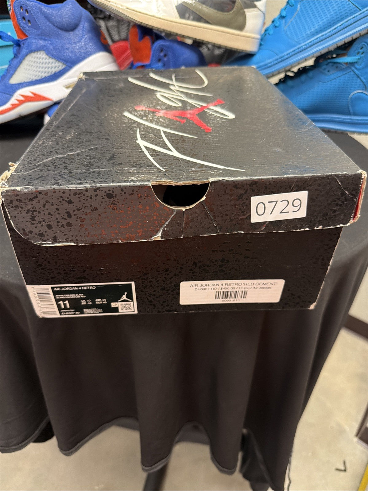 Size 11 - Jordan 4 Retro Mid Red Cement