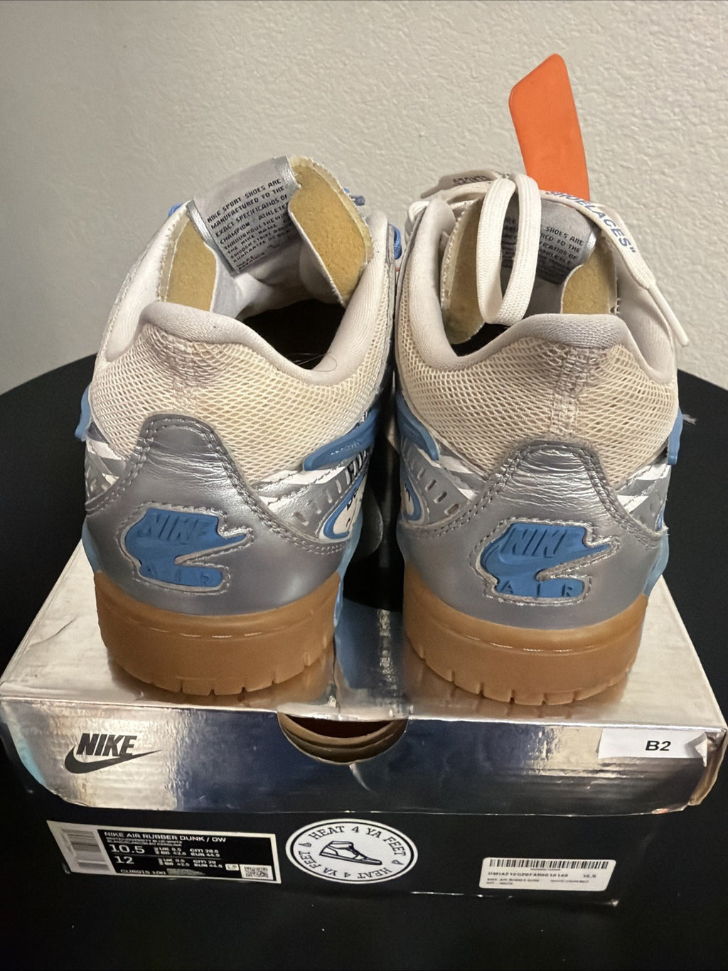 Nike Air Rubber Dunk Off-White UNC