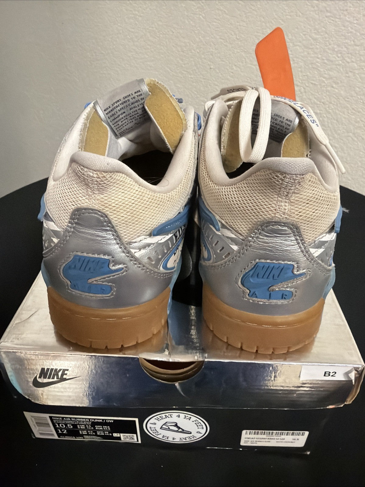 Nike Air Rubber Dunk Off-White UNC