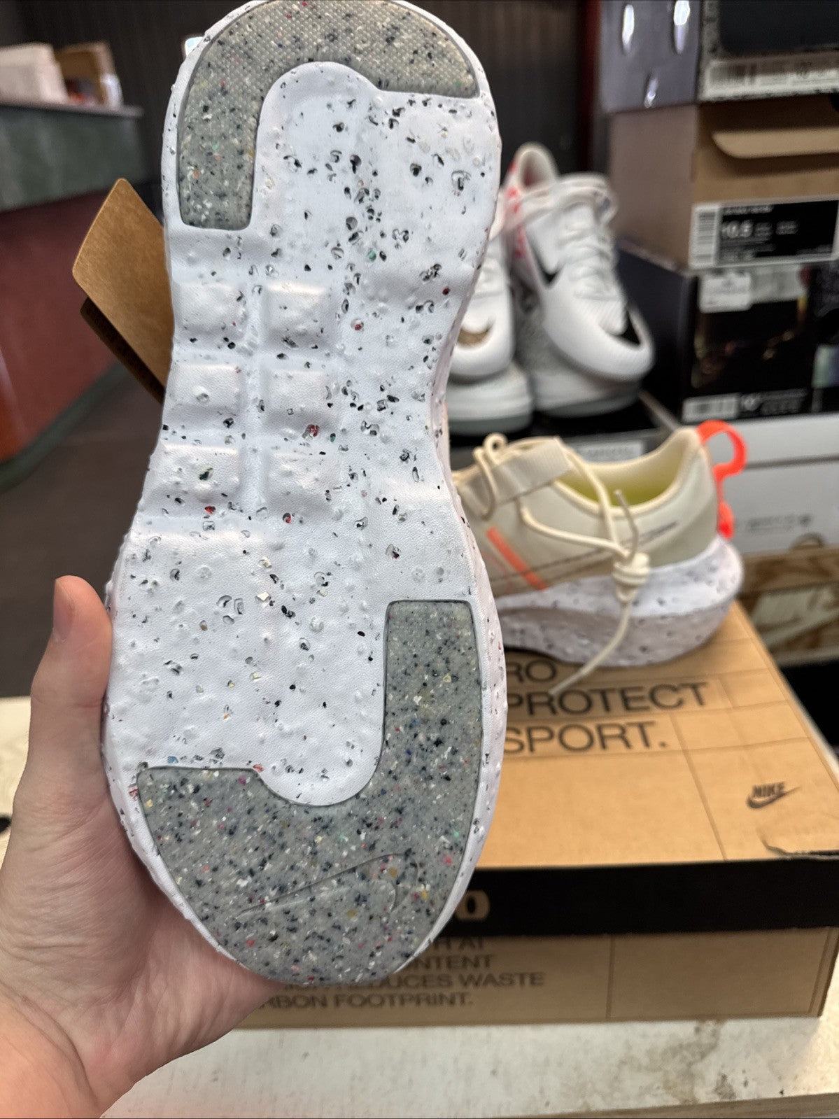 Size 11.5 - Nike Crater Impact Summit White Crimson