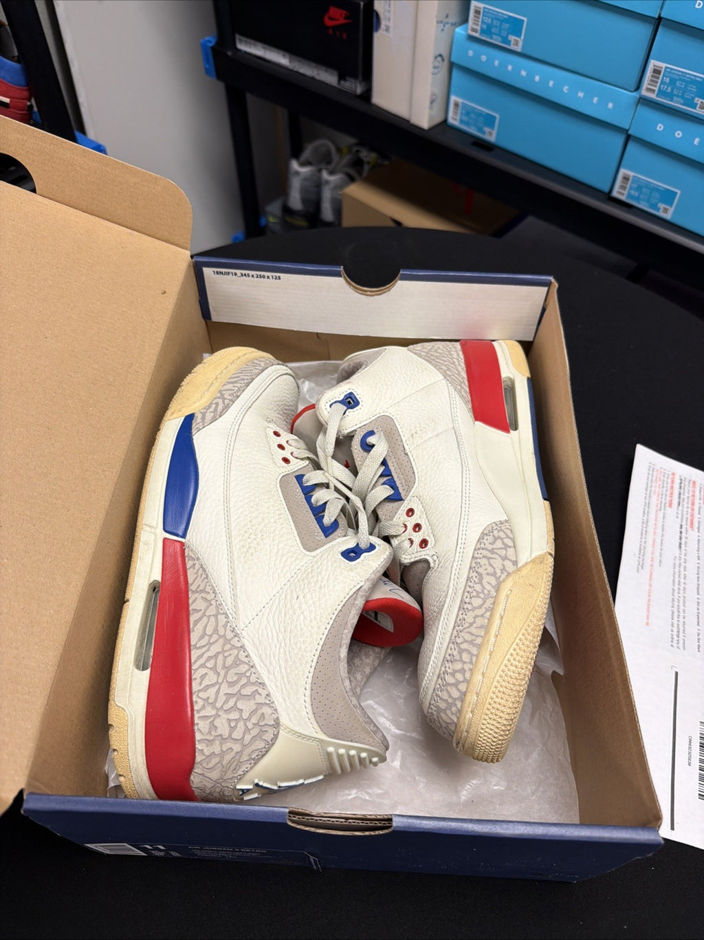 Size 11 - Air Jordan 3 Retro International Flight