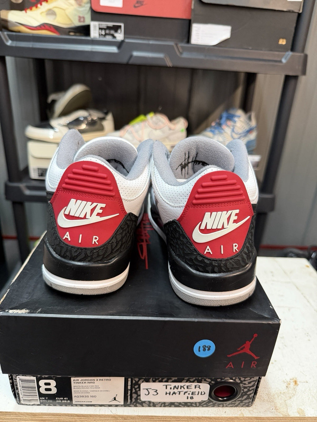 Size 8 - Jordan 3 Retro NRG Tinker 2018