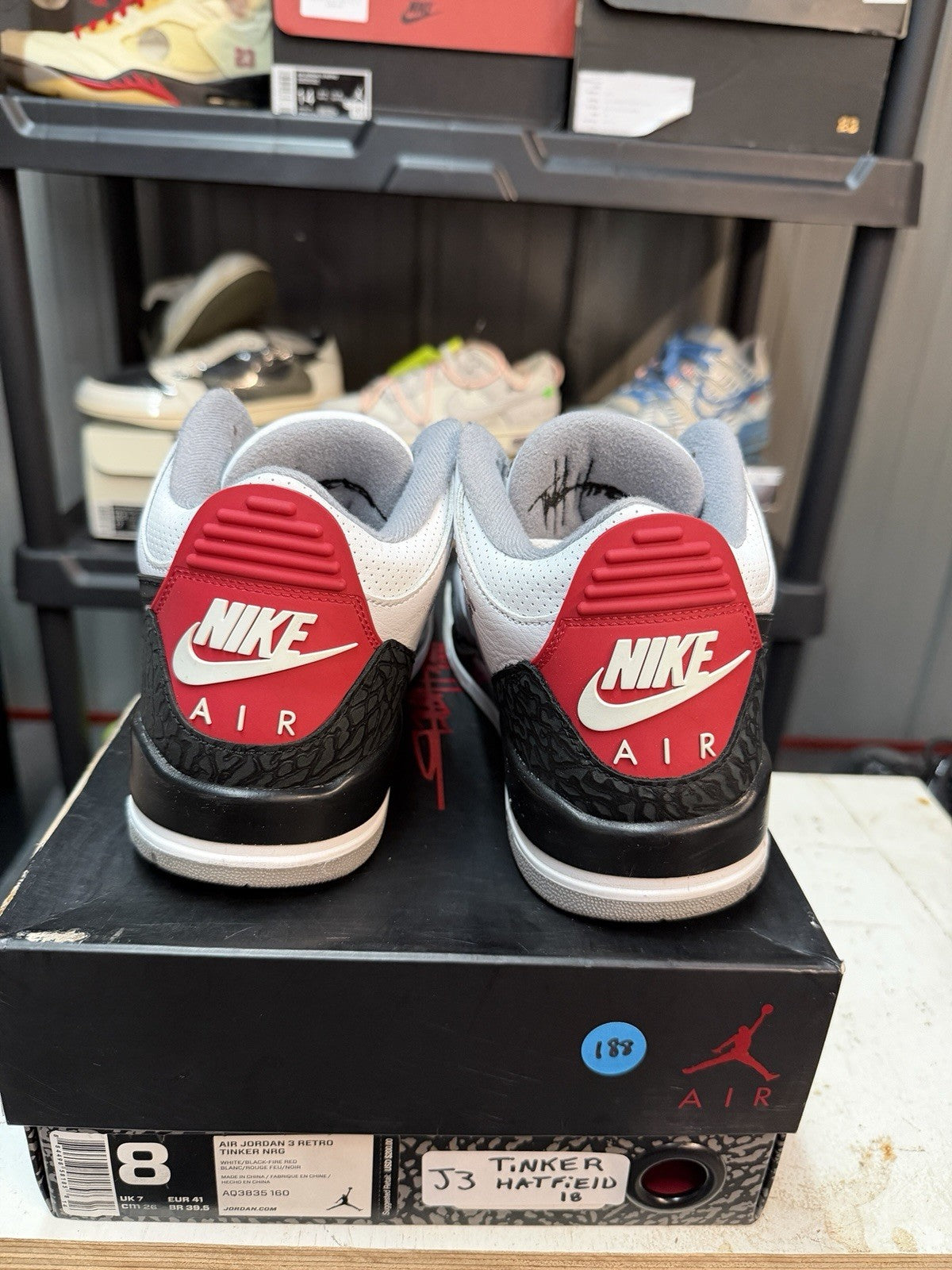 Size 8 - Jordan 3 Retro NRG Tinker 2018