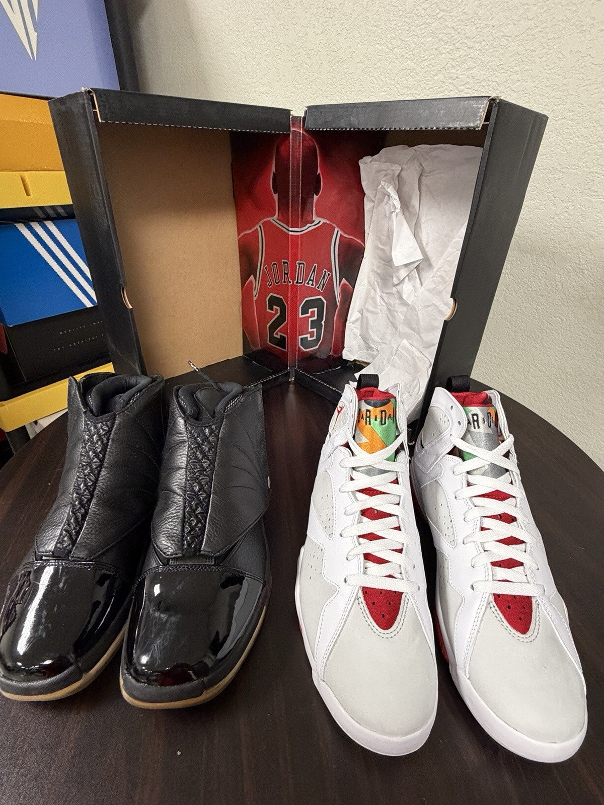 Nike Air Jordan Countdown 16/7 Pack Sz 9 DS Bugs Bunny VII BRED XVI NEW SpaceJam
