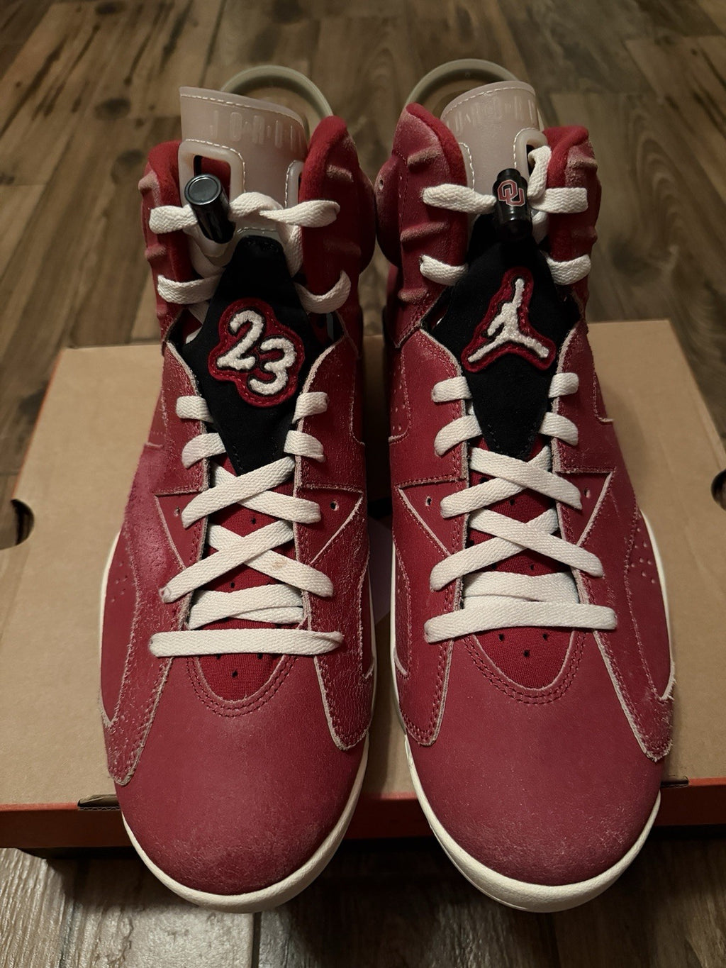 Size 13 - Air Jordan 6 Retro PE Oklahoma Sooners