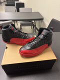 Jordan Air Jordan 12 Flu Game Black Red High Top Men's Basketball Sneakers