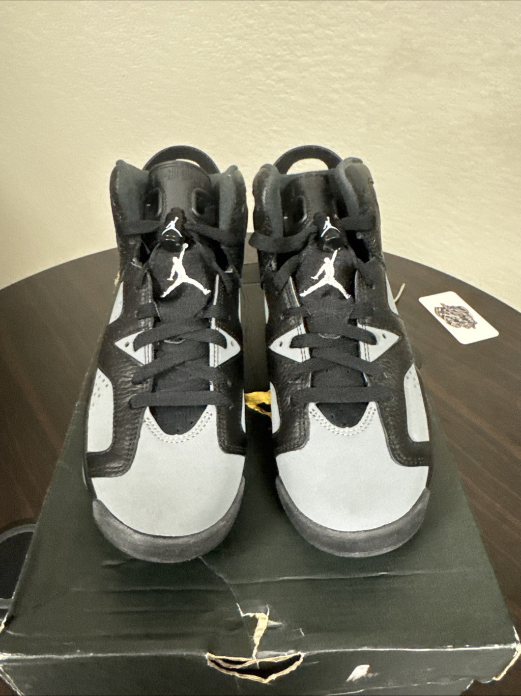 Size 5Y - Air Jordan Retro 6 Gs Black Cool Greys
