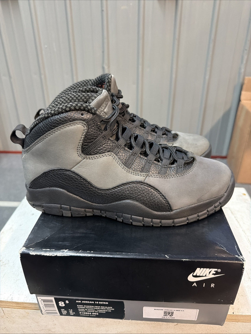 Size 8.5 - Air Jordan 10 Retro 2018 Shadow