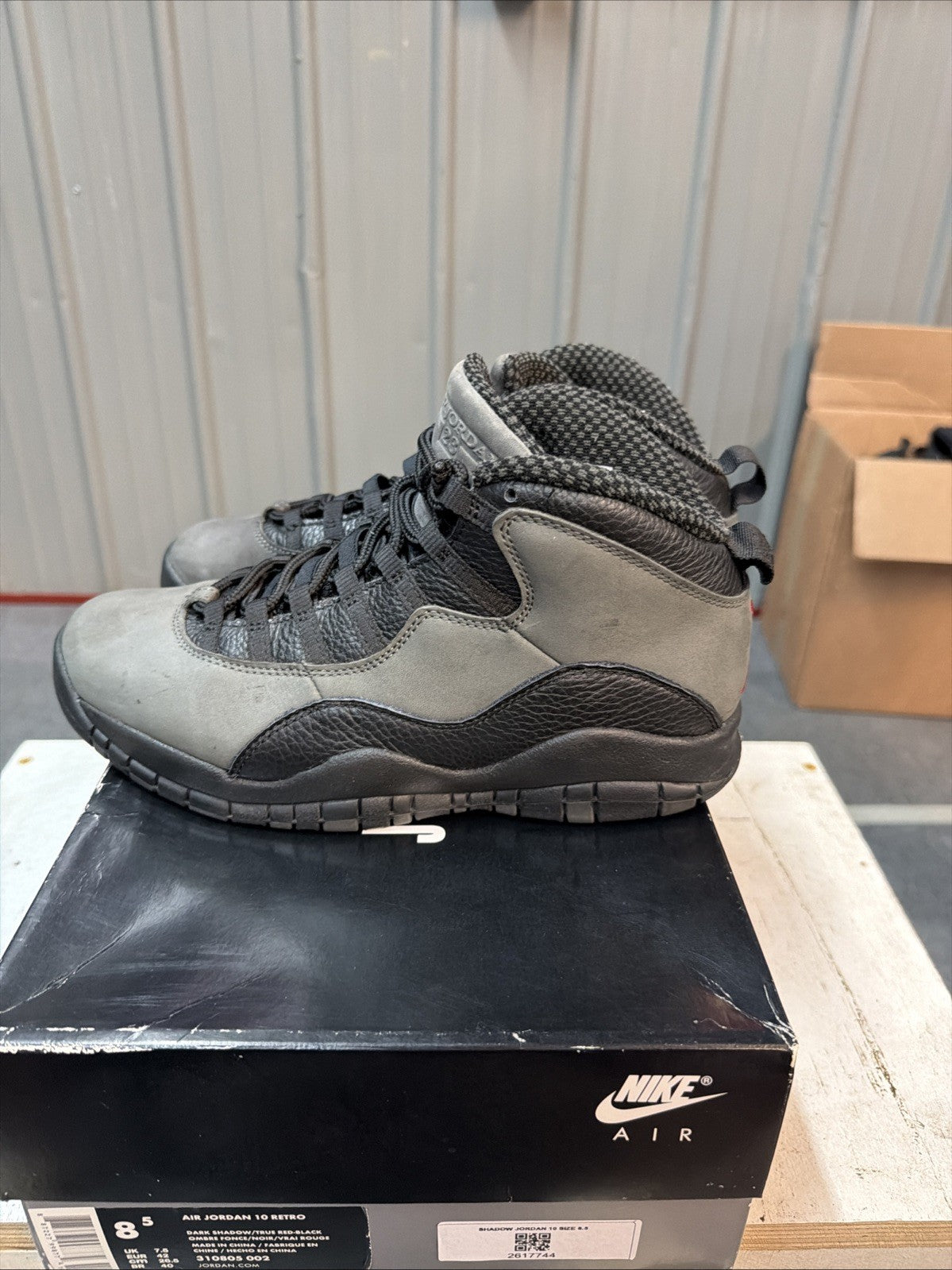 Size 8.5 - Air Jordan 10 Retro 2018 Shadow