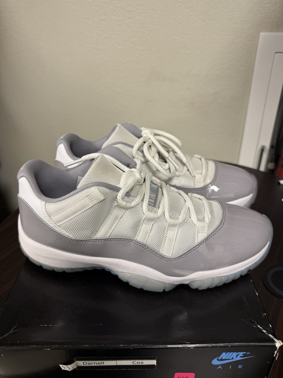 Size 9.5 - Air Jordan 11 Retro Low Cement Grey