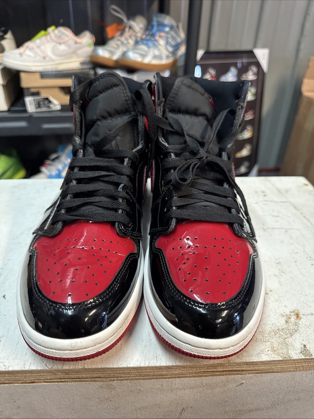 Size 11 - Jordan 1 Retro OG High Patent Bred | Replacement Box