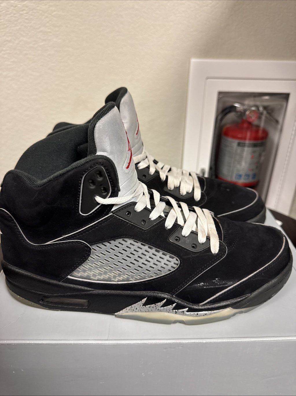 Air Jordan 5 Black Metallic Reimagined Size 12
