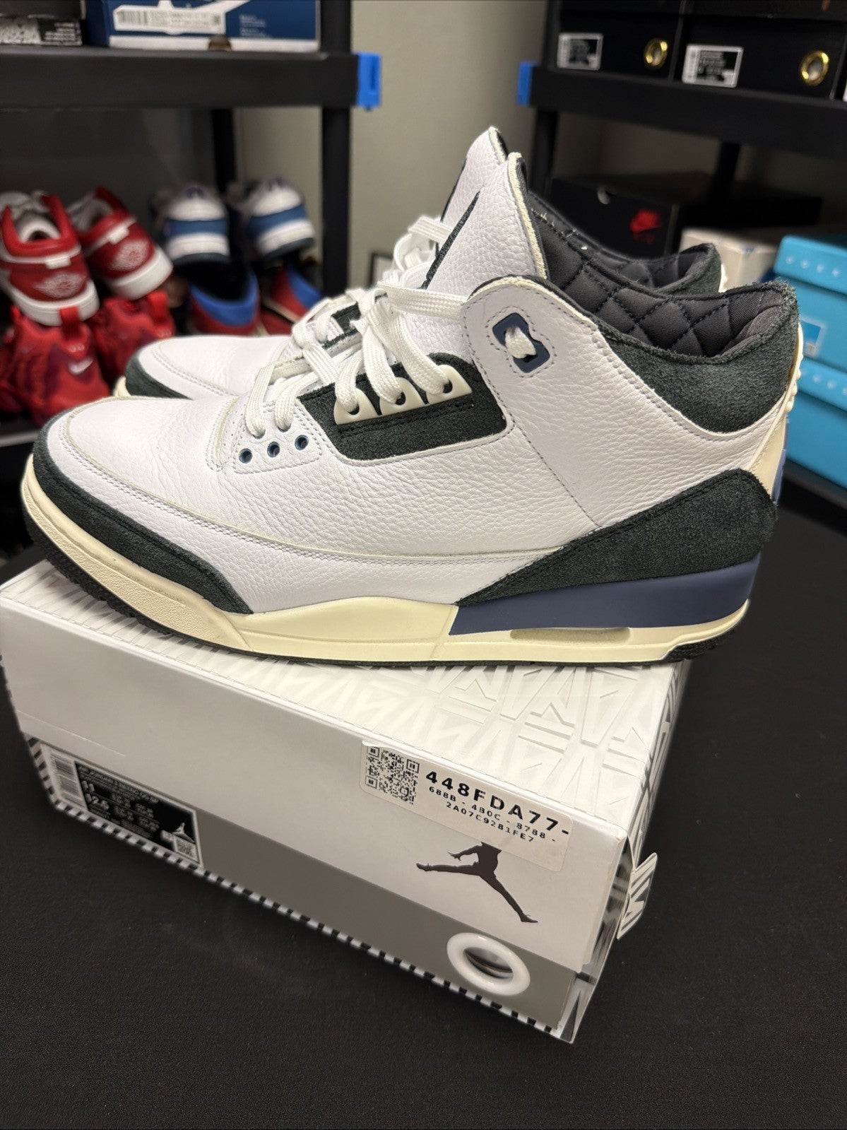 Sz 11 - Air Jordan 3 Retro - A Ma Maniére - Diffused Blue - 2025 - Pre Owned