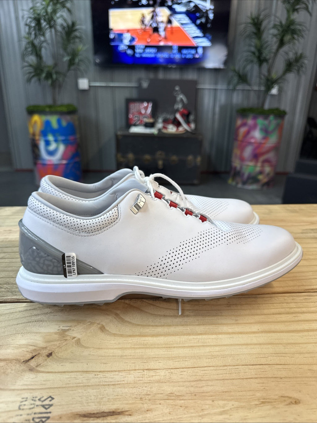 Size 11.5 - Nike Jordan ADG 4 'White Pure Platinum' Golf Shoe | Replacement Box