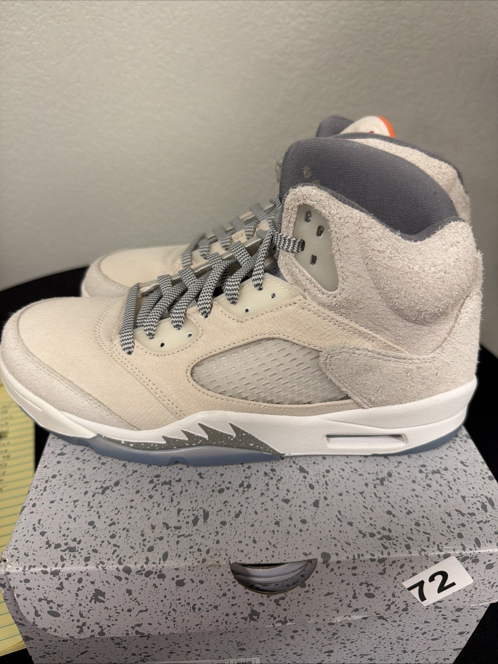 Air Jordan 5 Retro SE Craft FD9222-180 Mens 10 Basketball Shoes Cream Sneakers