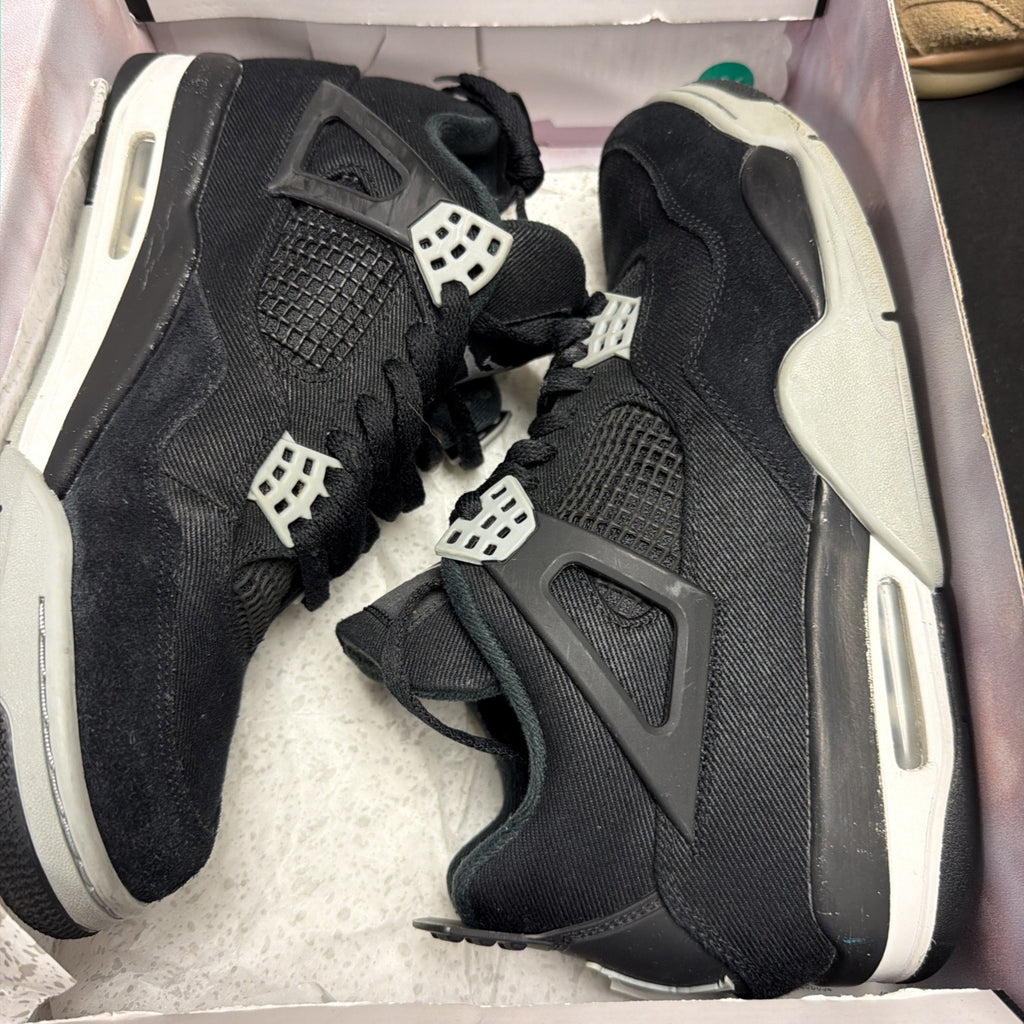 Size 10 - Jordan 4 Retro SE Mid Black Canvas ((279)