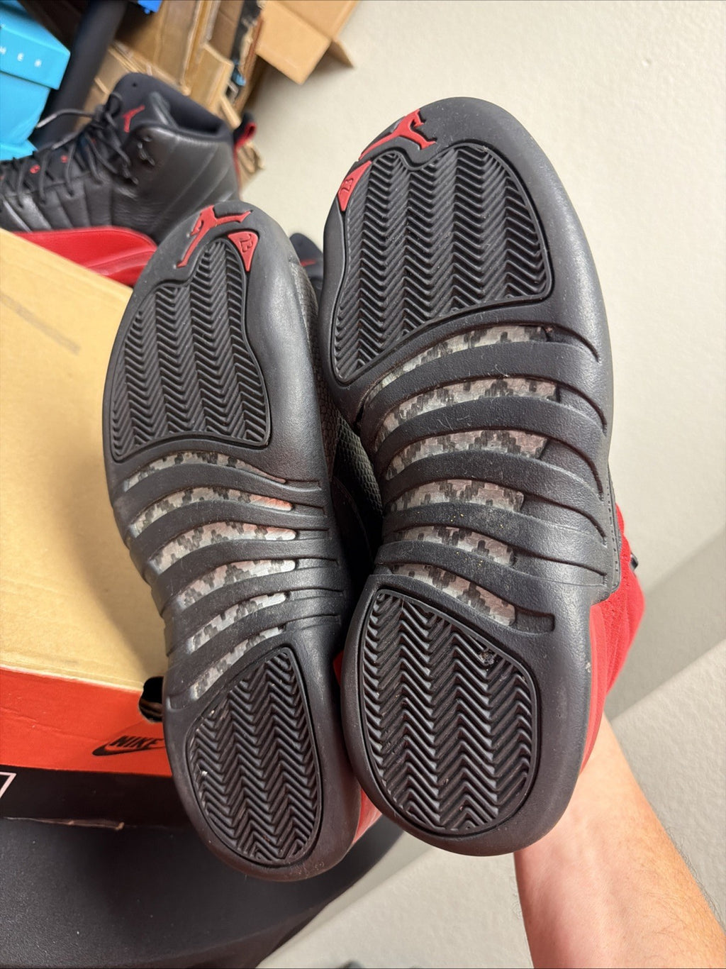 Size 9 - Jordan 12 Retro Reverse Flu Game 2020