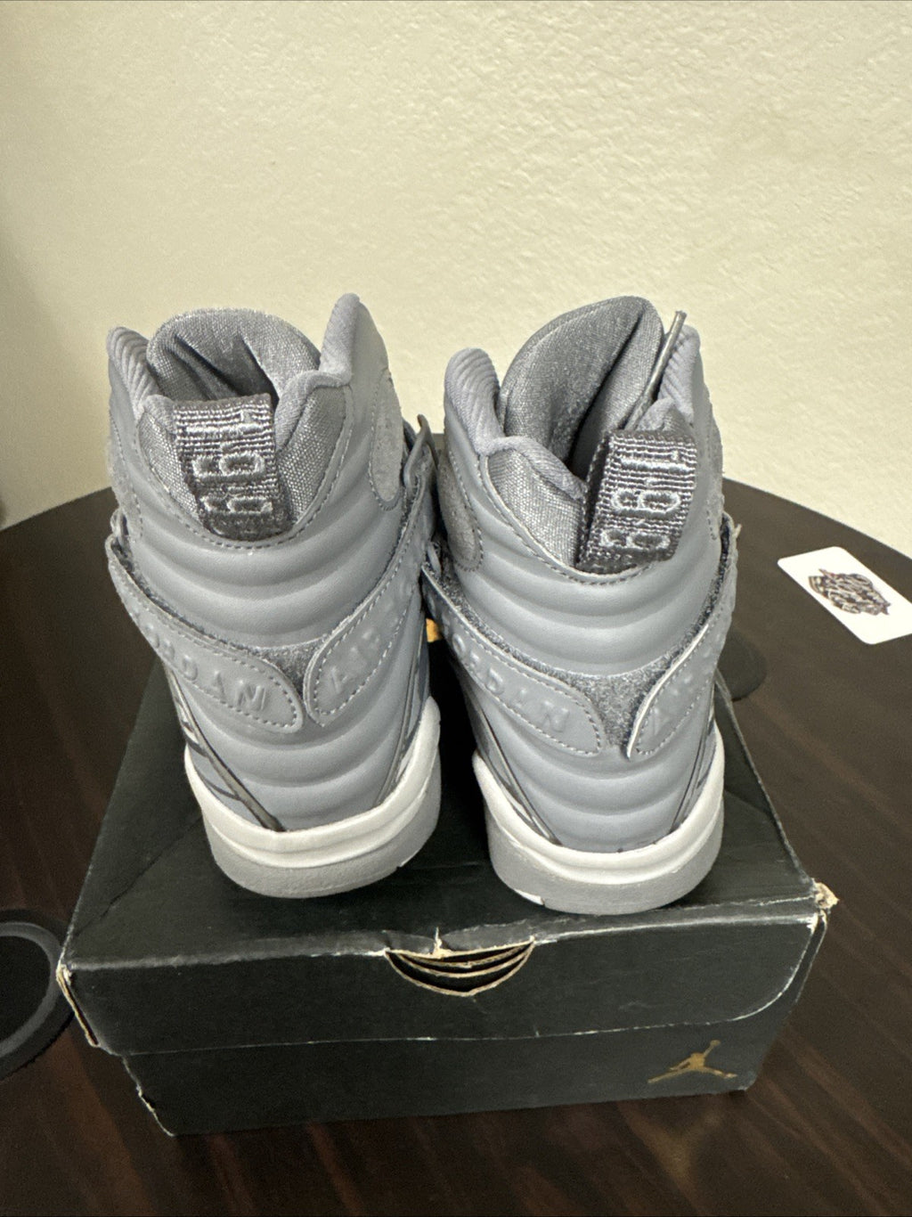 Size 5Y - Nike Air Jordan 8 Retro GS Cool Grey