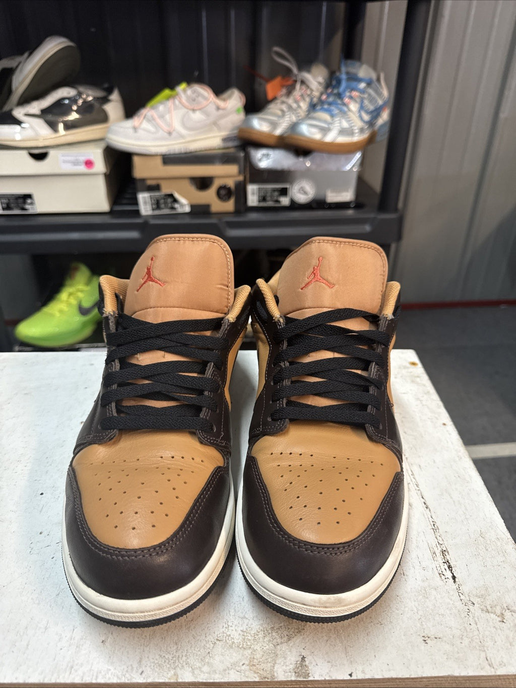 Size 11 - Air Jordan 1 SE Low Flax Baroque Brown | Replacement Box
