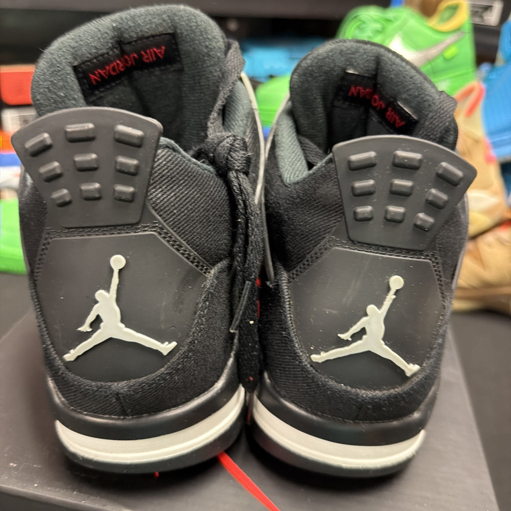 Size 10 - Jordan 4 Retro SE Mid Black Canvas ((279)