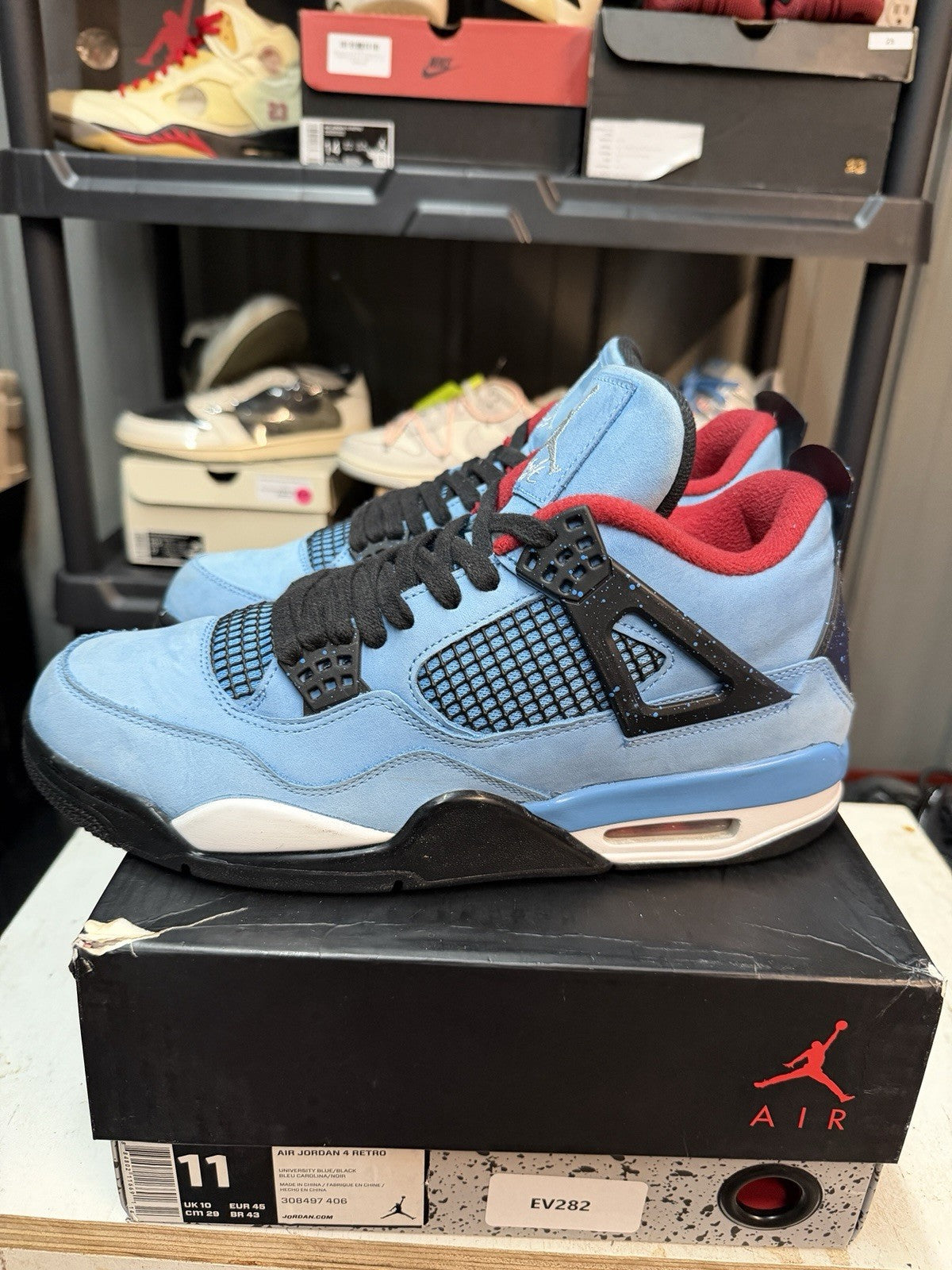 Nike Jordan 4 Retro x Travis Scott Cactus Jack SIZE 11
