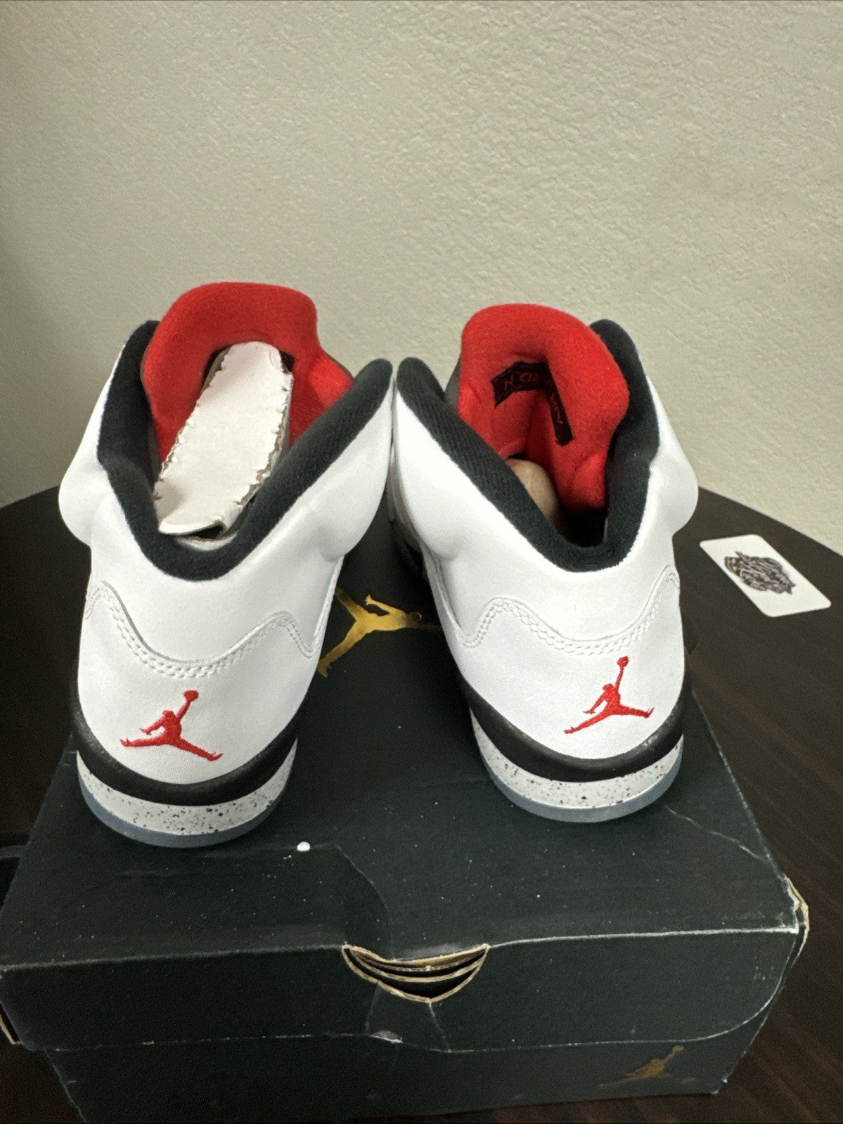 Size 5Y - Jordan 5 Retro White Cement (GS)