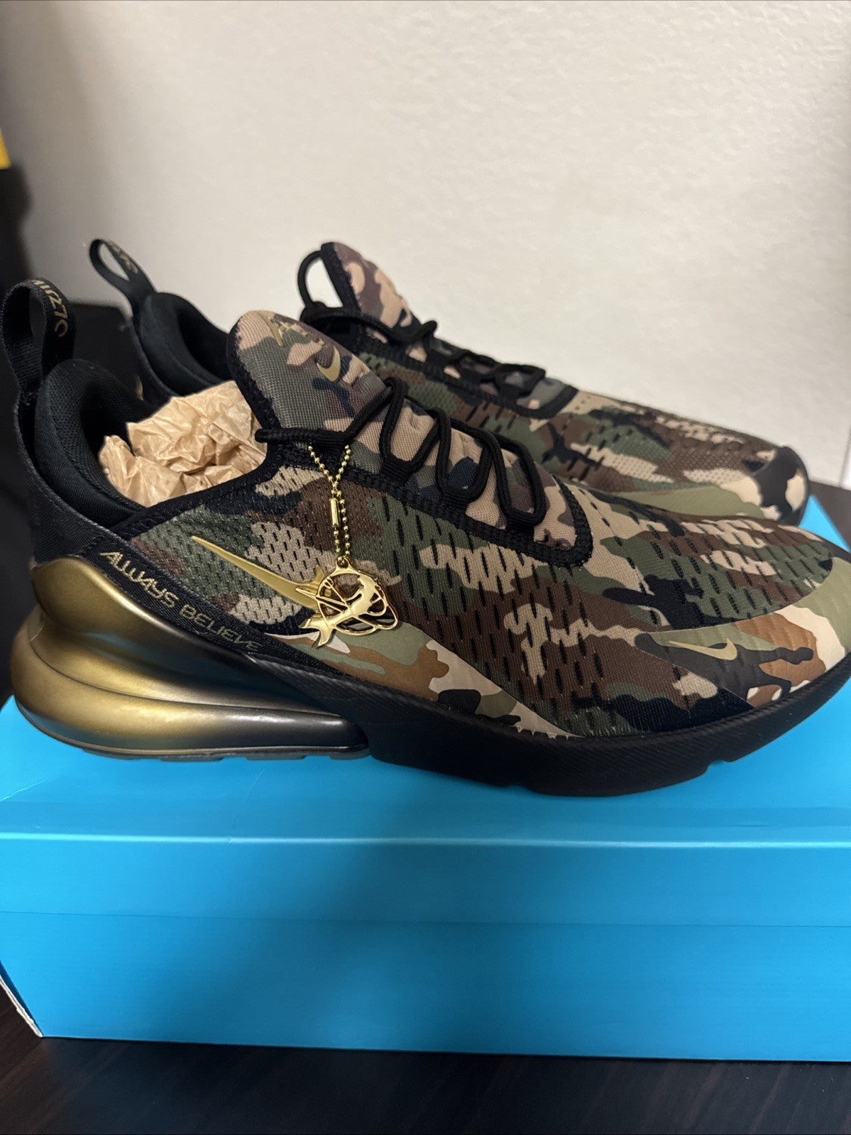 NIKE AIR MAX 270 DOERNBECHER FREESTYLE 2018 CAMO BV7112-001 - SIZE 11.5