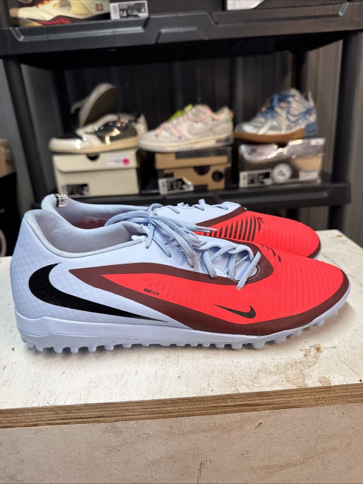 Size 11.5 - Nike Phantom 6 Low Acad TF Royal Tint Bright Crimson | No Box