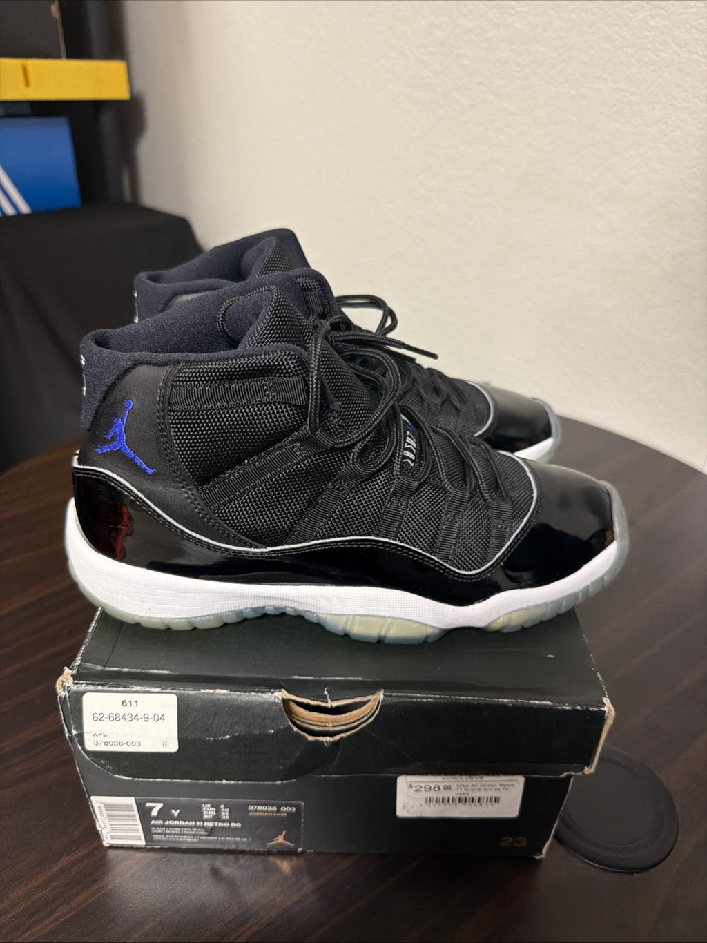 Size 7 (GS) - Jordan 11 Retro 2016 Mid Space Jam