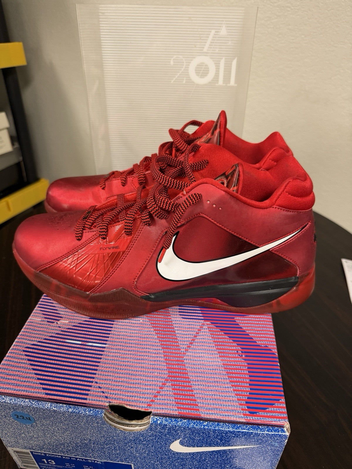 Nike KD 3 "All Star" 2023 Challenge/Red/White/Blk DV0835-600 Sz 13