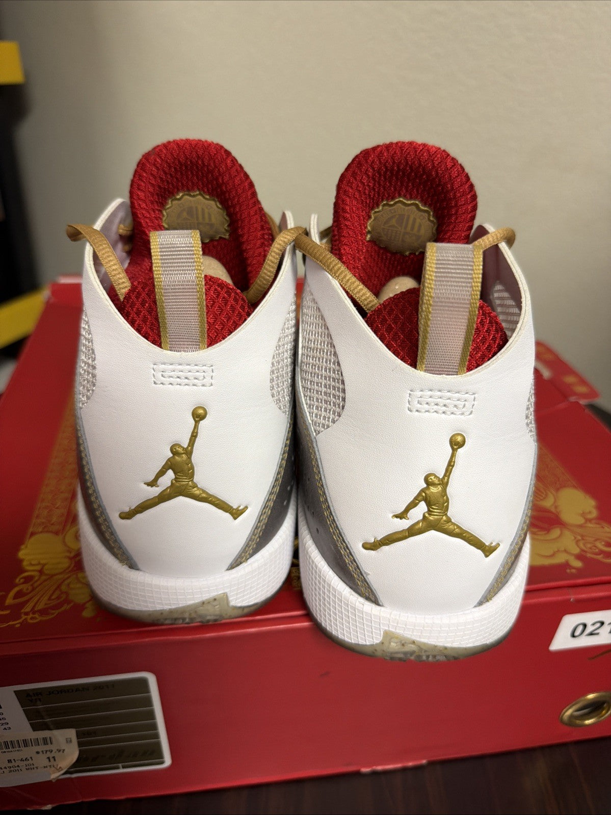 Nike Air Jordan 2011 YR Size 11 YEAR OF THE RABBIT YOTR 444904-101 B