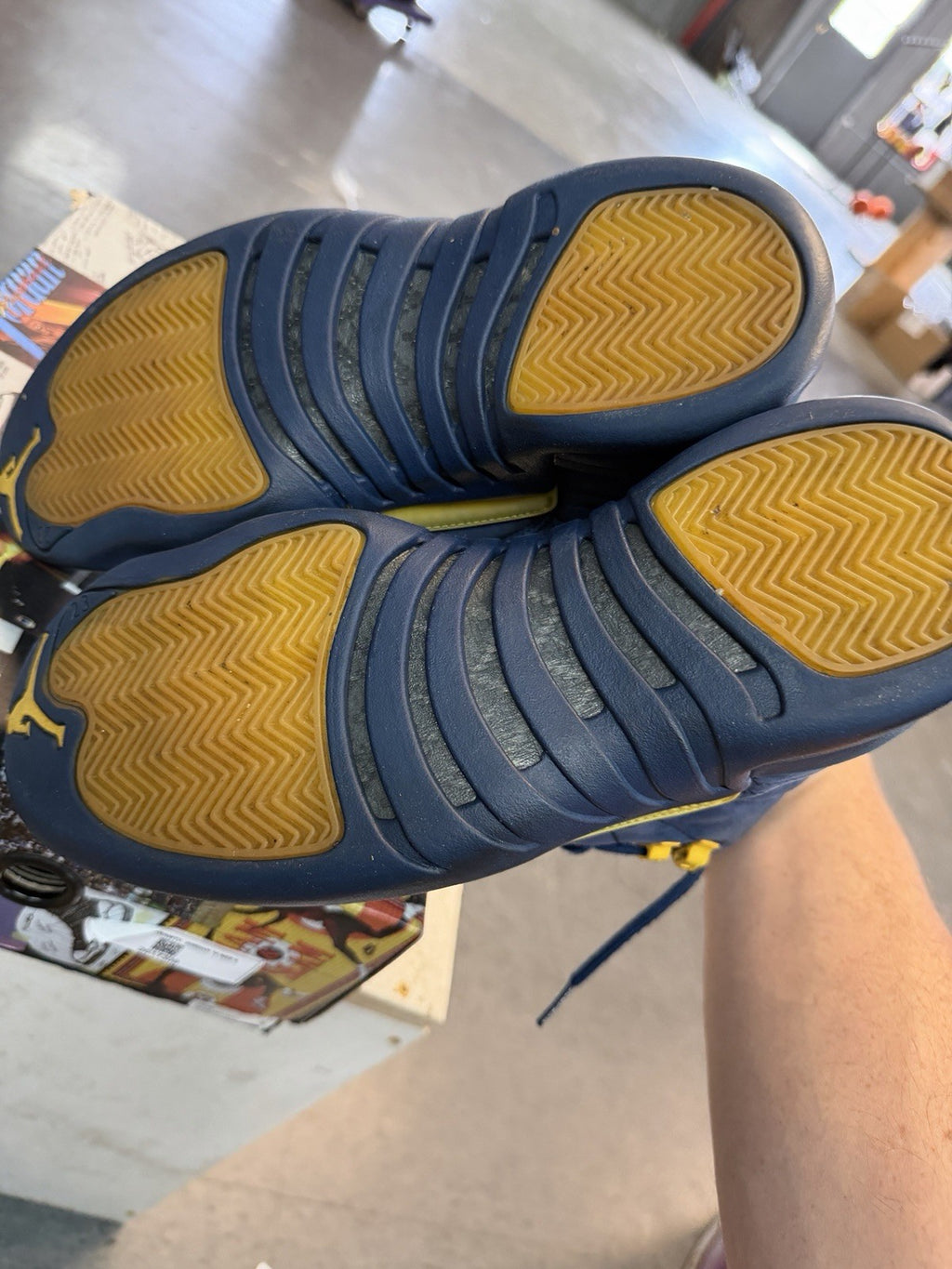 Jordan 12 Retro Michigan Size 9 Og All