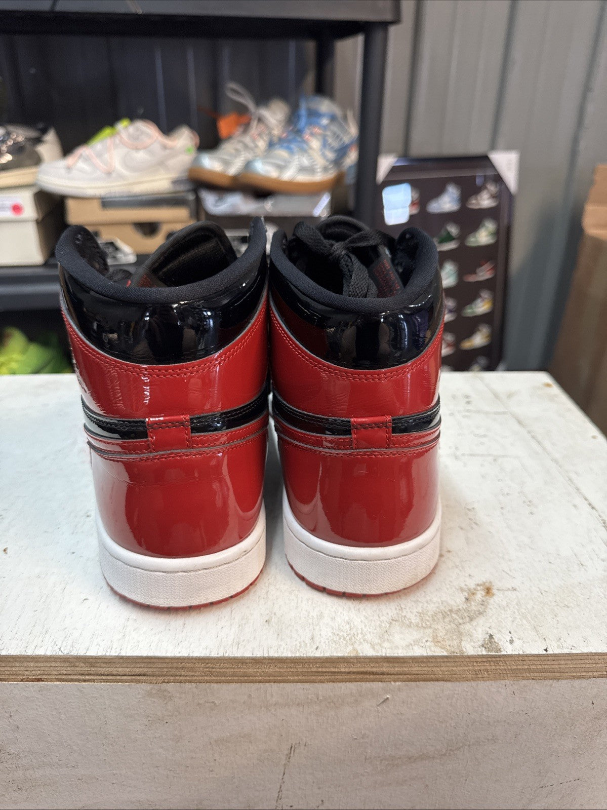Size 11 - Jordan 1 Retro OG High Patent Bred | Replacement Box