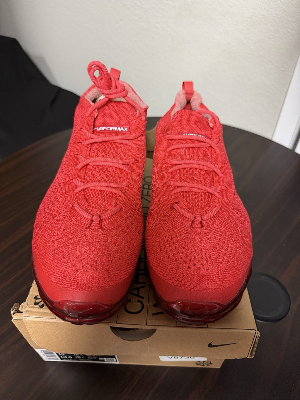 Size 12 - Nike Air VaporMax 2023 Flyknit Triple Red