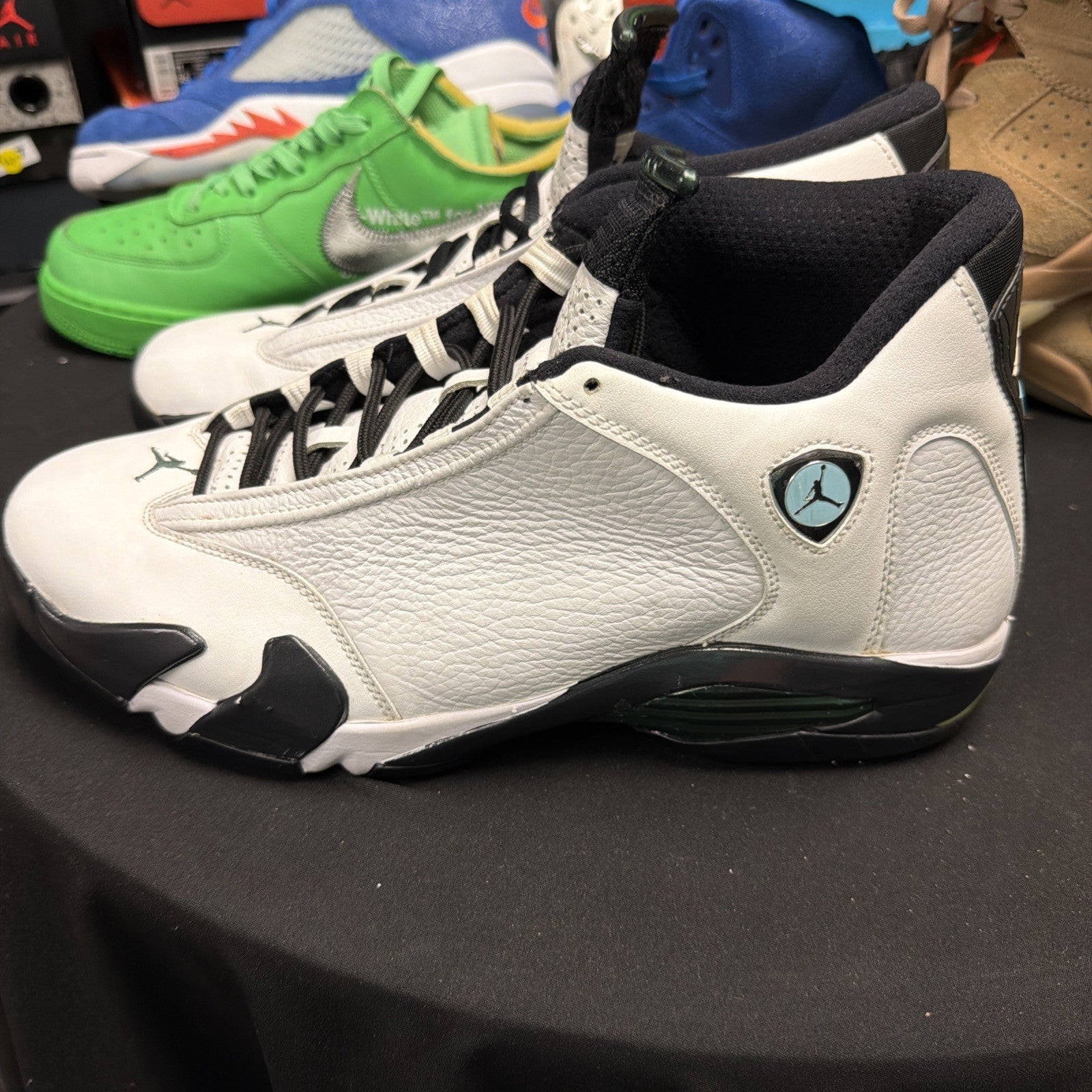 Size 13 - Air Jordan 14 Retro 2016 Oxidized Green