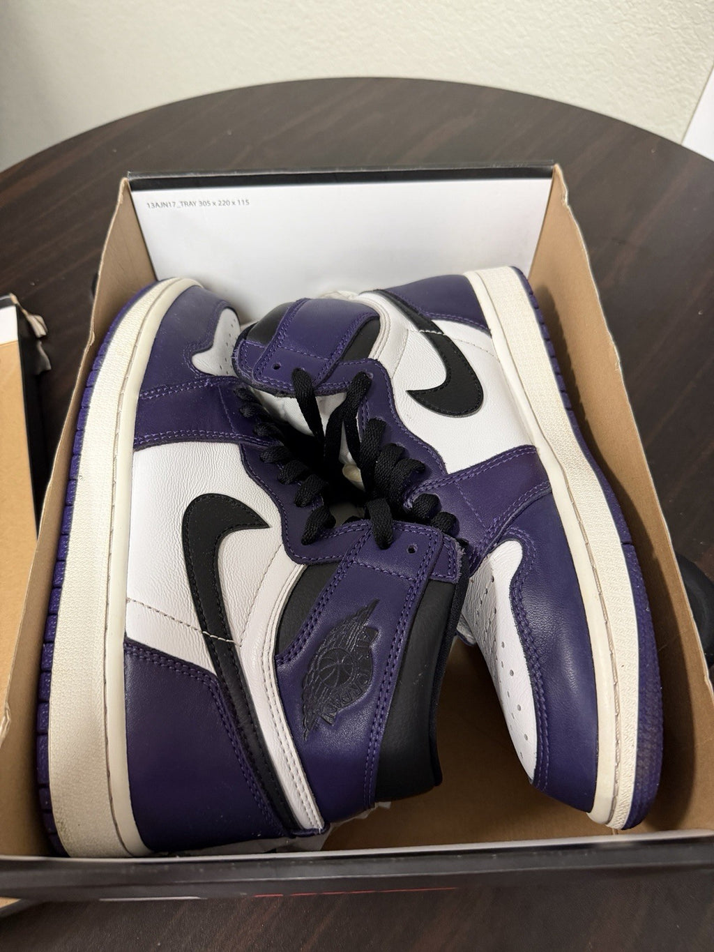 Size 9 - Air Jordan 1 Retro OG High Court Purple