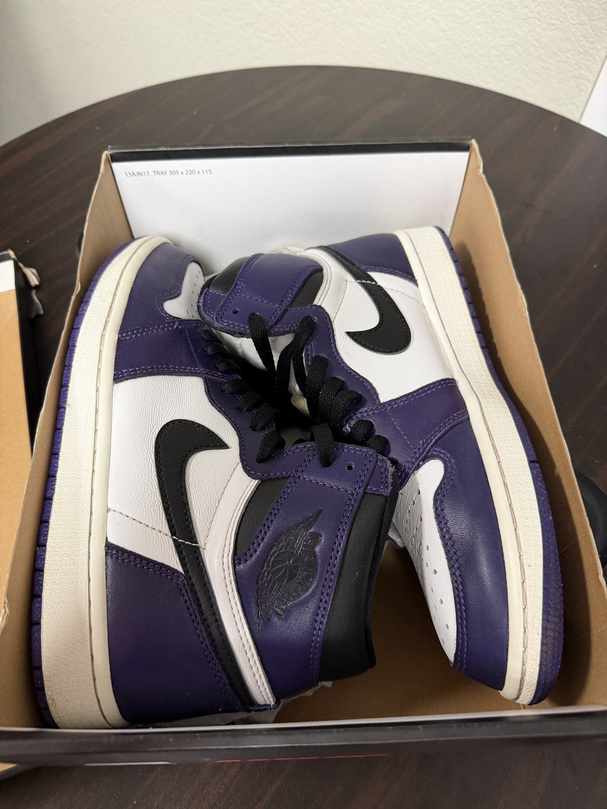 Size 9 - Air Jordan 1 Retro OG High Court Purple