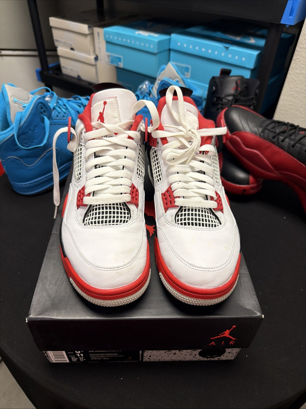 Nike Air Jordan 4 Fire Red Retro OG 2020 Size 9.5 DC7770-160