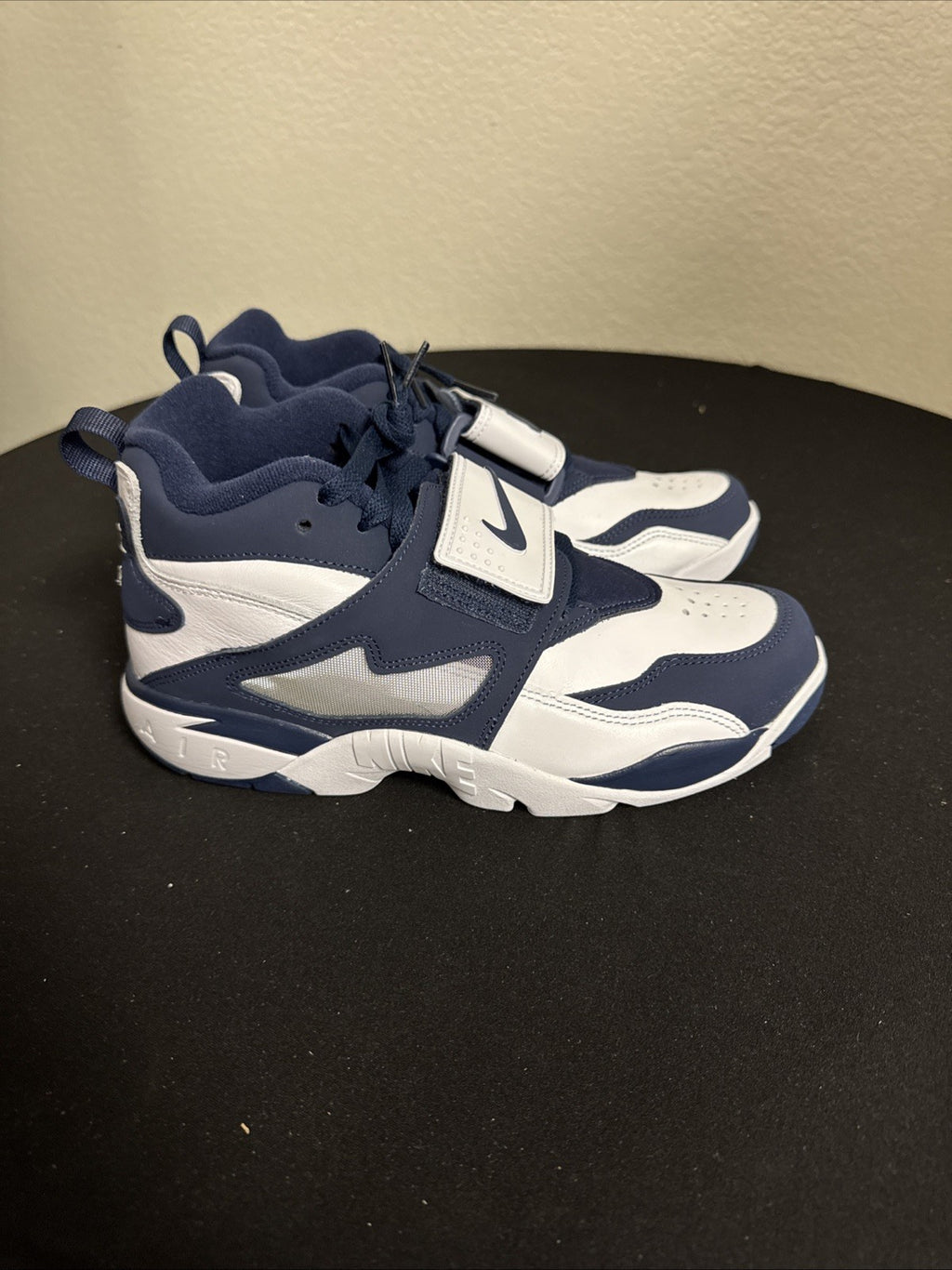 Nike Air Diamond Turf 'Cowboys' White Navy Blue Sneakers, Size 8 BNIB FZ8224-101