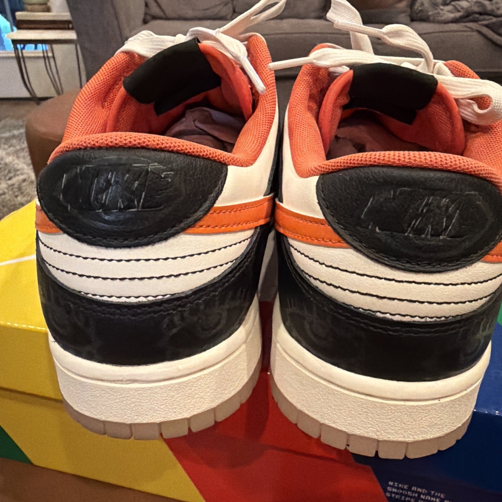 Nike Dunk Low Prm Halloween 2021 size 11.5 preowned excellent