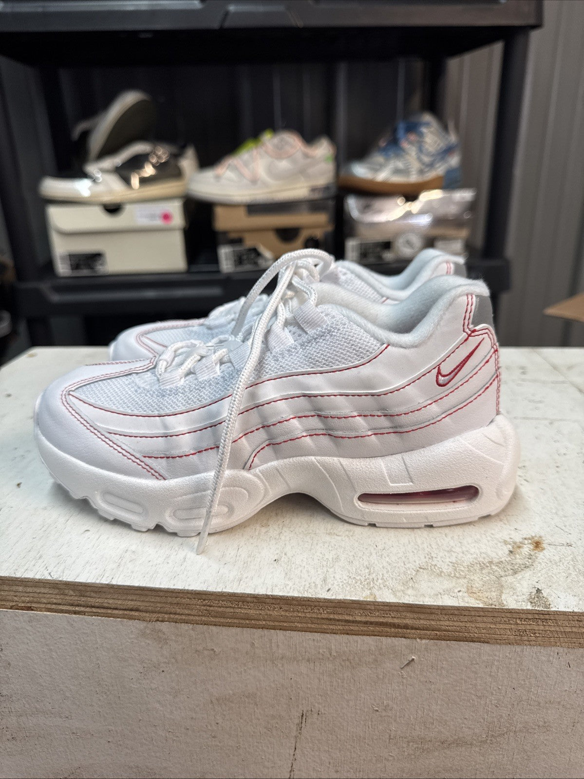 Size 2Y - Nike Air Max 95 Recraft LTR GS Candy Cane | Replacement Box