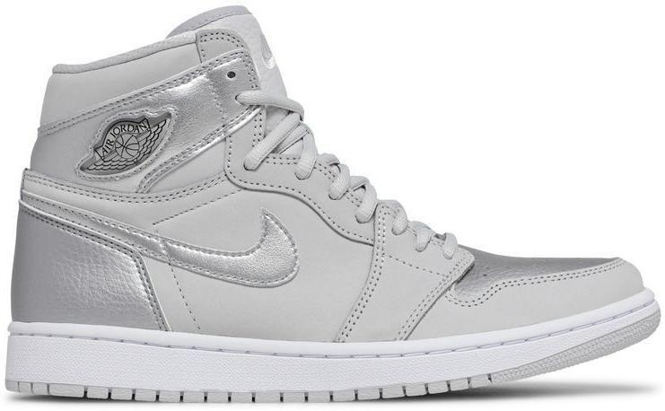 Size 11.5 - Nike Air Jordan 1 High CO.JP Metallic Silver Neutral Grey 2020 DS