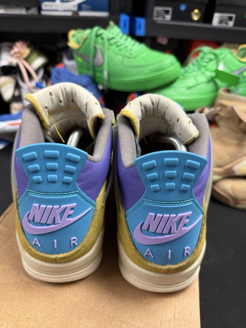 Nike Air Jordan 4 Retro Union Desert Moss Size 9.5 DJ5718-300 (339)