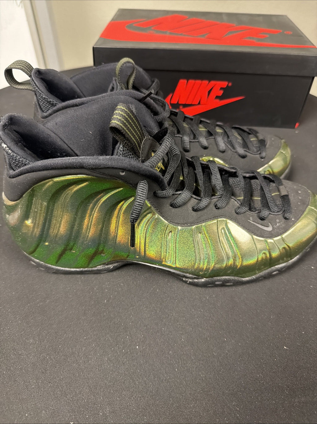 Size 11 - Nike Air Foamposite One Legion Green 314996-301 Black